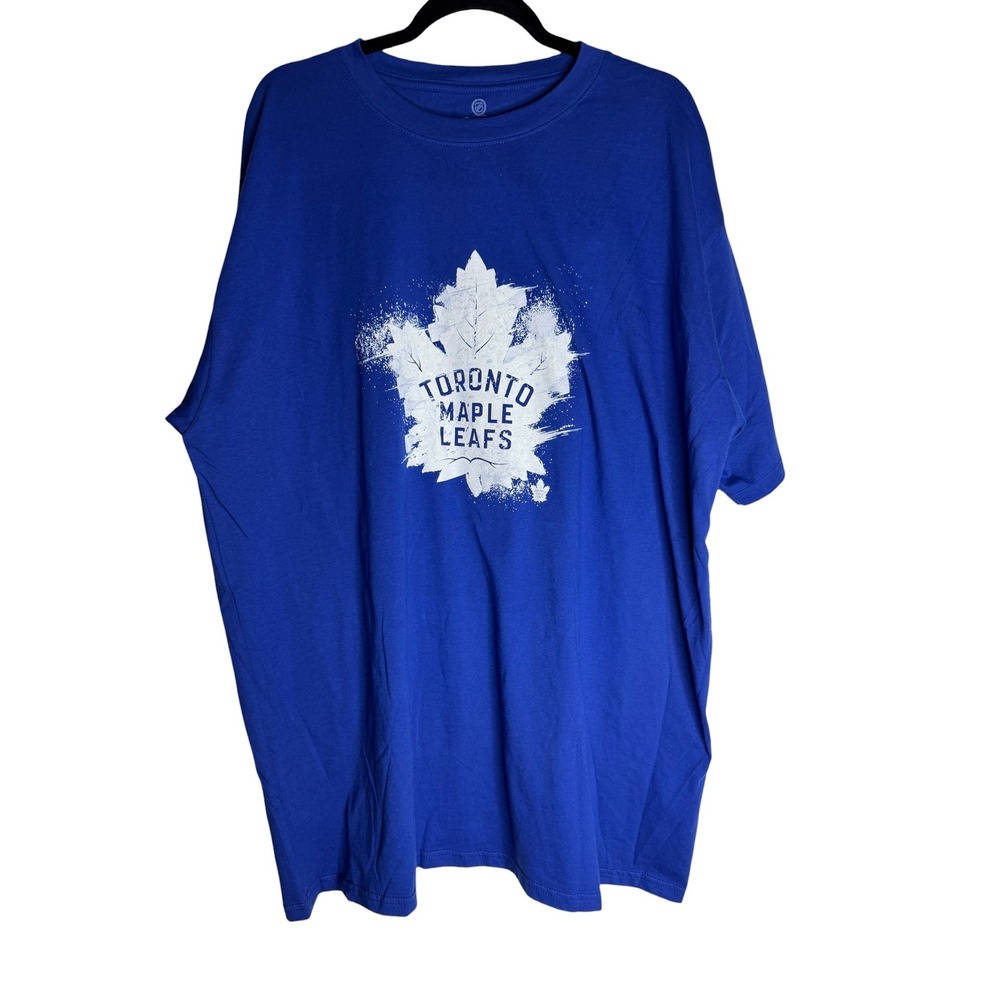 Fanatics NHL Toronto Maple Leafs T-Shirt Mens 2XLB Blue Cotton Graphic Tee New